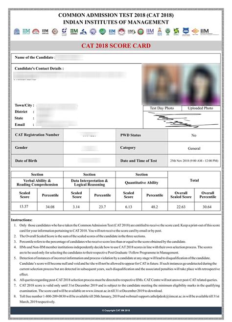 cat result 2019